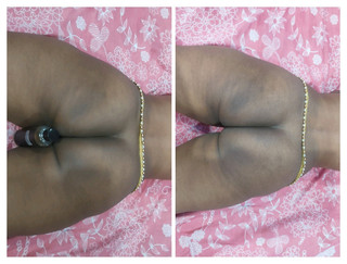 पड़ोसी प्रेमी द्वारा देसी गृहिणी की गांड और गुदा तेल मालिश