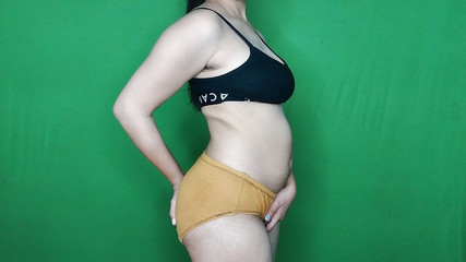 ग्रीनस्क्रीन पर सेक्सी भाभी