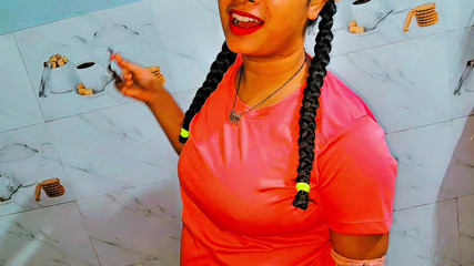 भारतीय सौतेली बहन मुँह चोदन