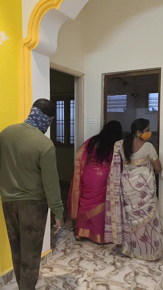 नये किरायेदार ने मकान मालिक मकान मालिक को चोदा