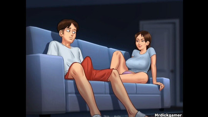 समरटाइम सागा जेनी को उसके सौतेले भाई द्वारा उसकी गीली बिल्ली से मलाई मिलती है