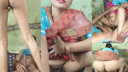 जब पत्नी गर्म हो जाती है तो वह अपने पति का लंड हिलाती है और उसे चुदाई के लिए तैयार करती है