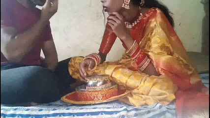 मेरे पति और मुझ पर कारवा चोथ उत्सव