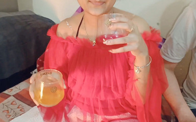 क्रिसमस सेलिब्रेशन सरप्राइज गिफ्ट मेरी पत्नी को पूरी रात रोमांस और हार्डकोर चुदाई