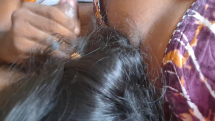 भारतीय तमिल पत्नी अपने पति को जर्कआउट करने के लिए चूसती है