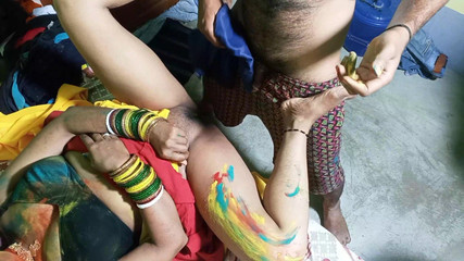 होली पर बहू ने ससुरजी के साथ खेला भुर्र, देसी बंगाली चुदाई वीडियो
