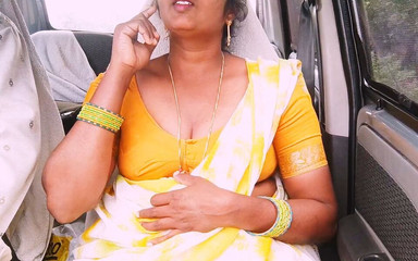 भारतीय नौकरानी ने घर के मालिक के साथ कार में सेक्स किया। तेलुगु गंदी बातें.