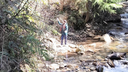 झरने के जंगल में टहलने के बाद चुदाई