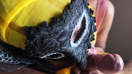 मुस्लिम भारतीय हिजाब लड़की सुबह-सुबह मुखमैथुन बंद नहीं करना चाहती