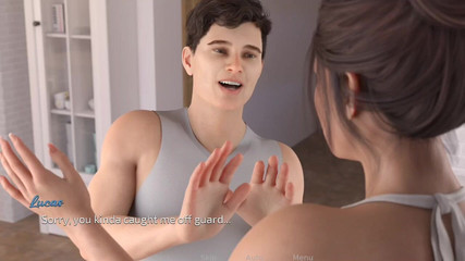 एक प्यारे लड़के के साथ दो खूबसूरत महिलाओं की बातचीत