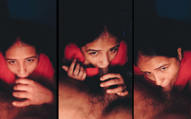 चेहरे पर बड़ा लंड चूसते समय मुँह में पूरा वीर्य