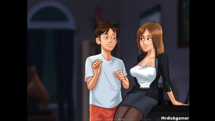 टीचर के स्तन चूसे जाते हैं और उसकी चूत को एक युवा लंड द्वारा चोदा जाता है