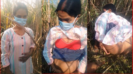 देसी भाभी को गन्ने की खेत में चुदाई कीया