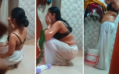 जब मेरी सौतेली बहन शावर ले रही हो तो उसका नि:शुल्क उपयोग करें