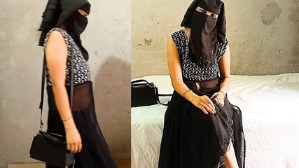 हिजाब में कॉलेज गर्ल को अनकट डिक द्वारा गड़बड़ किया गया था