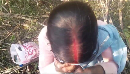 पड़ोसन भाभी को गन्ने में डॉगी स्टाइल में चोदा