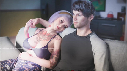 सुंदर प्रेमिका और प्रेमी वार्तालाप