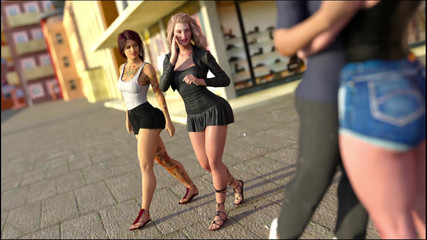 एवलिन के साथ सार्वजनिक रूप से रोमांटिक चुंबन और शर्मिंदगी