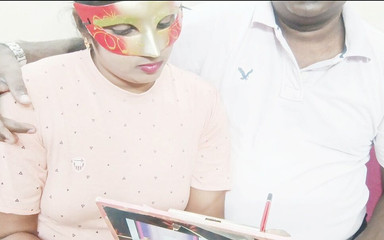 भारतीय छात्र लड़की ने तेलुगु गंदी बातों के साथ ट्यूशन टीचर की चुदाई की