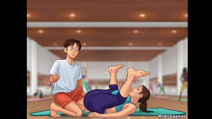 मेरे योगा टीचर के साथ समरटाइम सागा सेक्स