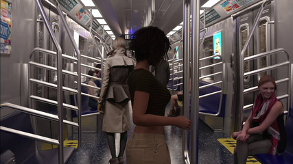 अपनी नई दोस्त क्लो के साथ घूमना