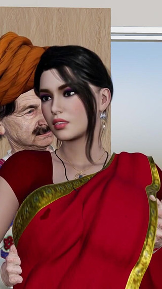 देसी भारतीय मीना भाभी ने अपने सौतेले ससुर के साथ सेक्स का आनंद लिया