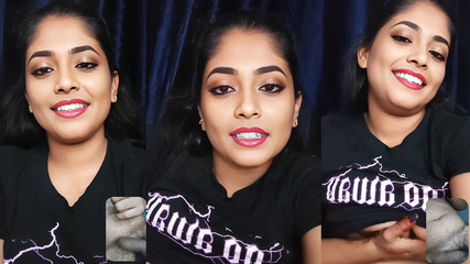 स्तन और गुलाबी बिल्ली का लाइव प्रदर्शन