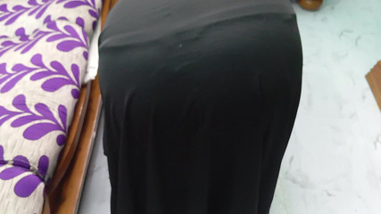 घर में हिजाबी मुस्लिम पत्नी की चुदाई