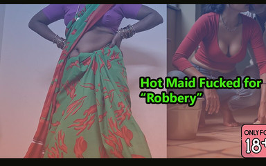 मालिक द्वारा गर्म भारतीय देसी नौकरानी की चुदाई