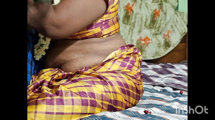 पूर्व लड़के मित्र के साथ तमिल साड़ी गृहिणी रोमांस