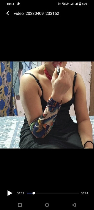 इंडियन बेथी पोलर वाली मुस्कान भाभी को मेकअप के बाद चोदा