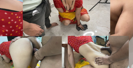 घर के मालिक द्वारा देसी नौकरानी की हार्डकोर चुदाई