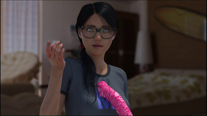 मेरी सौतेली बहन अपने हेयरस्टाइल से मुझे प्रभावित करने की कोशिश कर रही है