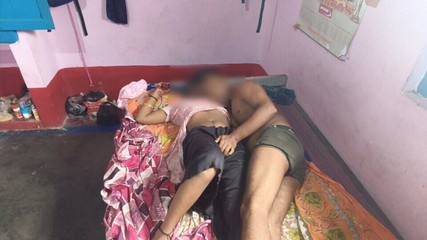 सौतेला भाई बड़े स्तन वाली सौतेली बहन की पेटी चुरा रहा है, और उसने उसकी सबसे बड़ी कल्पना को पूरा किया