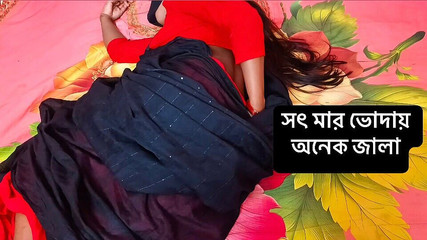 असली गंदी आवाज़ के साथ मेरी सौतेली माँ की जमकर चुदाई की