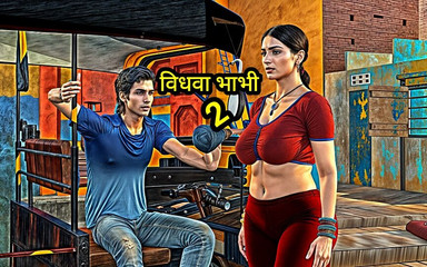 सौतेले भाई के दोस्त ने सेक्सी वेश्या विधवा भाभी को सेक्स करते हुए पकड़ा और उस पर चुदाई करने का दबाव डाला