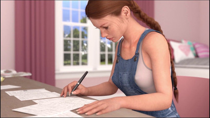 वैनेसा की सौतेली बेटियों के साथ रात्रिभोज