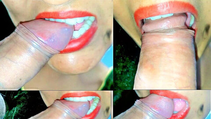 सुंदर भारतीय कामुक नवेली पत्नी डिक चूस रही है